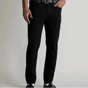 Madewell Mens Athletic Slim Jeans: COOLMAX Denim Bainhart Black Wash 28 x 30 NWT